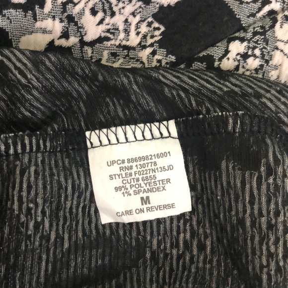 Black Floral Dress - Picture 6 of 6